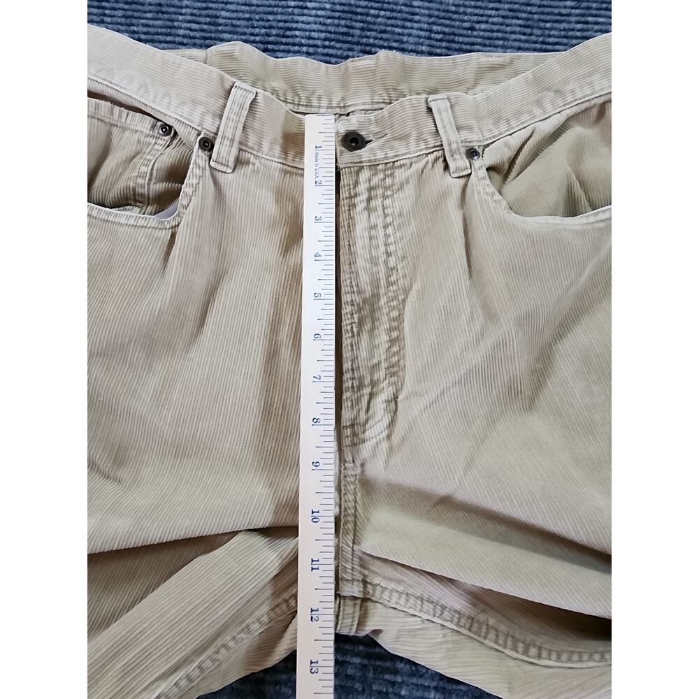 L. L. Bean Men's 36x32 Tan Corduroy Pants Standard Fit 5-Pocket Cotton Casual - Picture 7 of 12